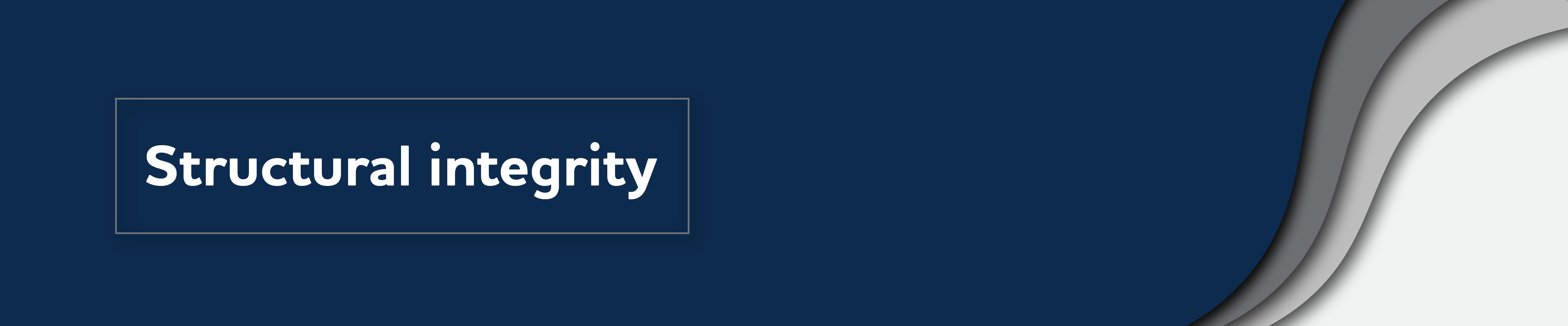 structural integrity banner