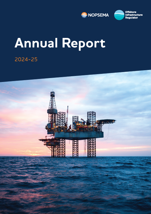 NOPSEMA Annual Report 2024-2025 front cover