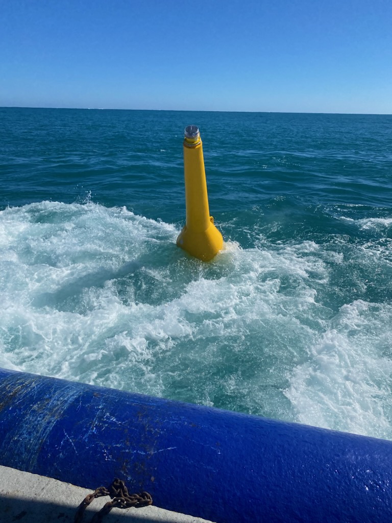 Deployed navigational aid at Cliff Head facility 1