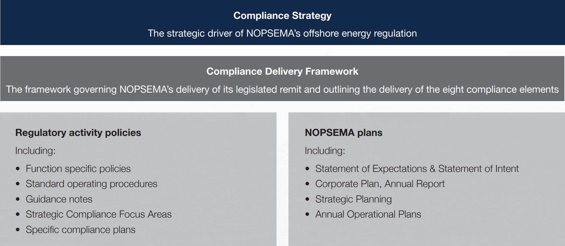 Delivering the compliance strategy